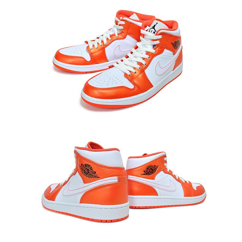 エア ジョーダン 1 NIKE AIR JORDAN MID SE electro orange/black