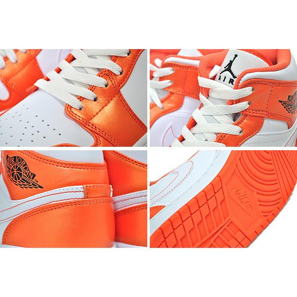 エア ジョーダン 1 NIKE AIR JORDAN MID SE electro orange/black