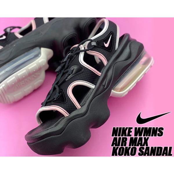 NIKE（ナイキ） NIKE WMNS AIR MAX KOKO SANDAL black/pink glaze-sail