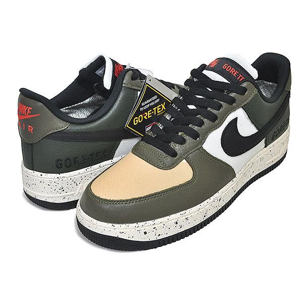 NIKE AIR FORCE 1 GORE-TEX medium olive/black dm6435-222 ナイキ エアフォース 1 ゴアテックス  スニーカー AF1 LOW ESCAPE 防水 ミディアム オリーブ