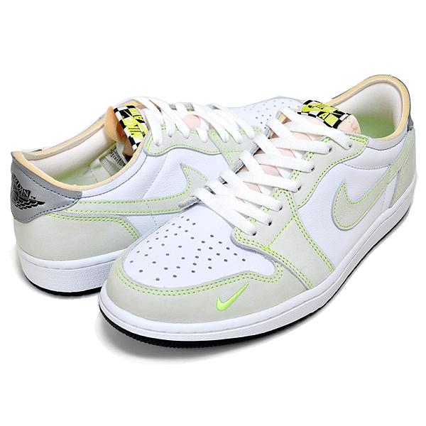 エア ジョーダン 1 NIKE AIR JORDAN LOW OG white/black-ghost green