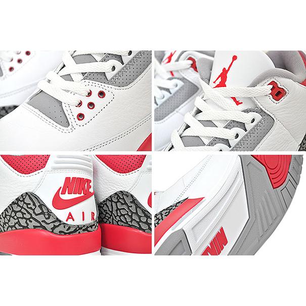 エア ジョーダン 3 NIKE AIR JORDAN RETRO FIRE RED white/fire red