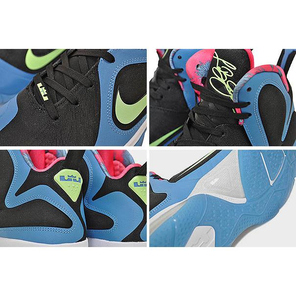 レブロン（NIKE） NIKE LEBRON IX SOUTH COAST black/lime glow-dutch