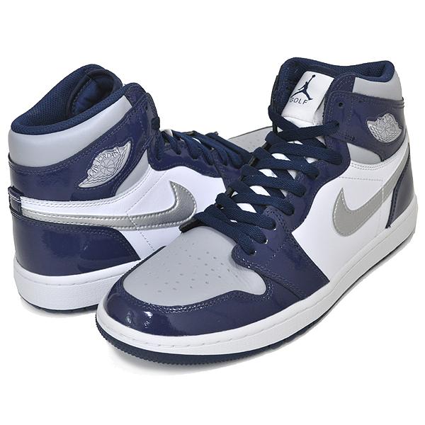 Jordan NIKE AIR JORDAN 1 HIGH GOLF white/metallic silver dq0660