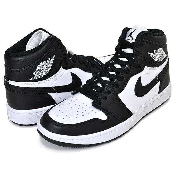 NIKE AIR JORDAN 1 HIGH GOLF white/black dq0660-101 ナイキ エアジョーダン 1 ハイ ゴルフ ゴルフシューズ AJ1 ハイカット スパイクレス ブラック パンダ｜limited-edition｜02