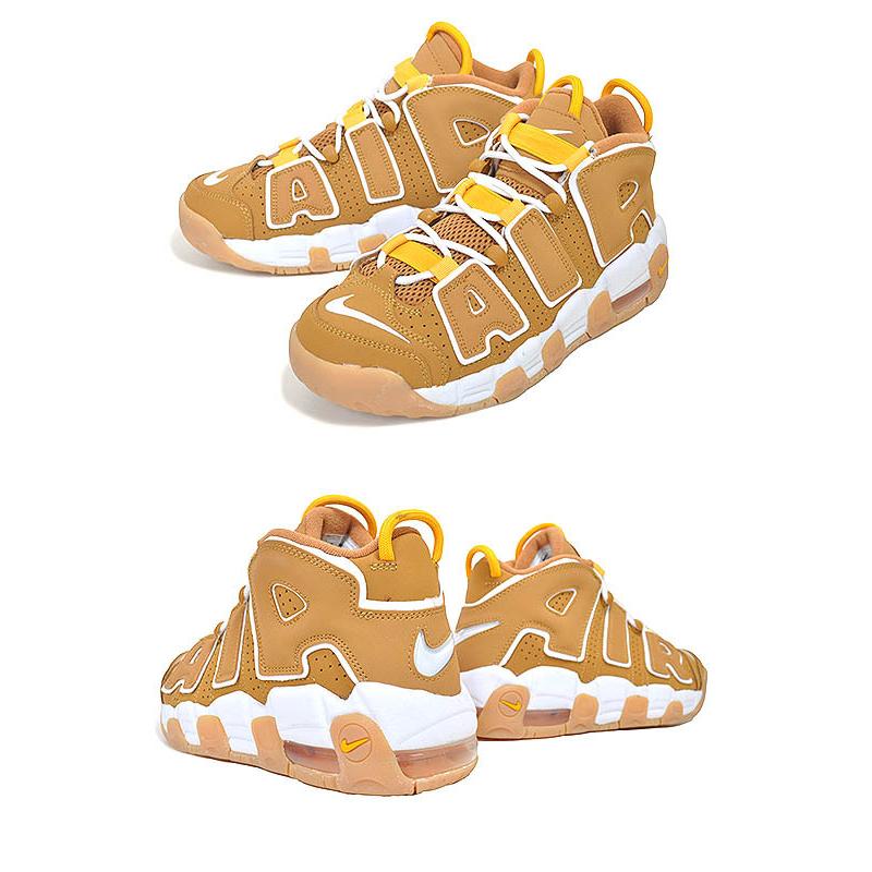 NIKE AIR MORE UPTEMPO (GS) wheat/white-pollen dq4713-700 ナイキ