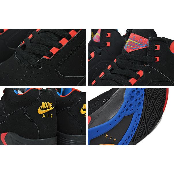 NIKE（ナイキ） NIKE AIR FLIGHT LITE MID black/black-team orange