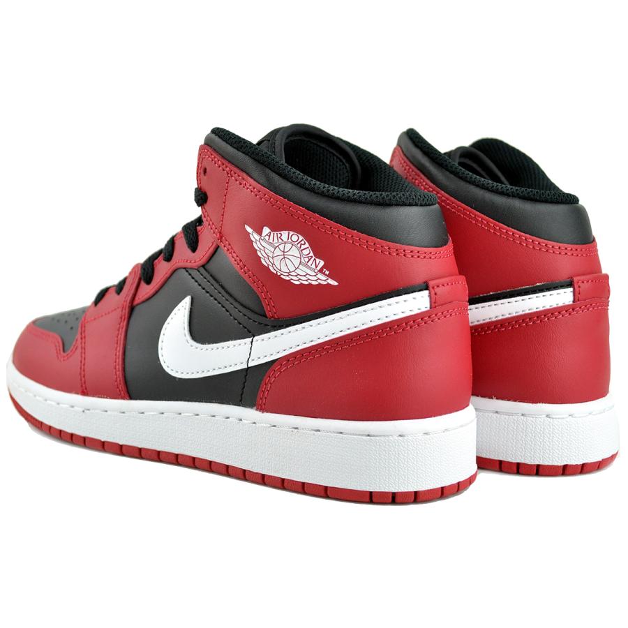 再値下げNIKE AIR JORDAN ジョーダン厚底23センチ未使用美品ナイキ エア ジョーダン 1 NIKE AIR JORDAN MID GS black/white-gym red