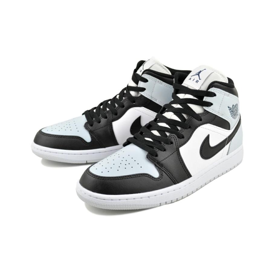 エア ジョーダン 1 NIKE AIR JORDAN MID blk/squadron blue-aura-wht
