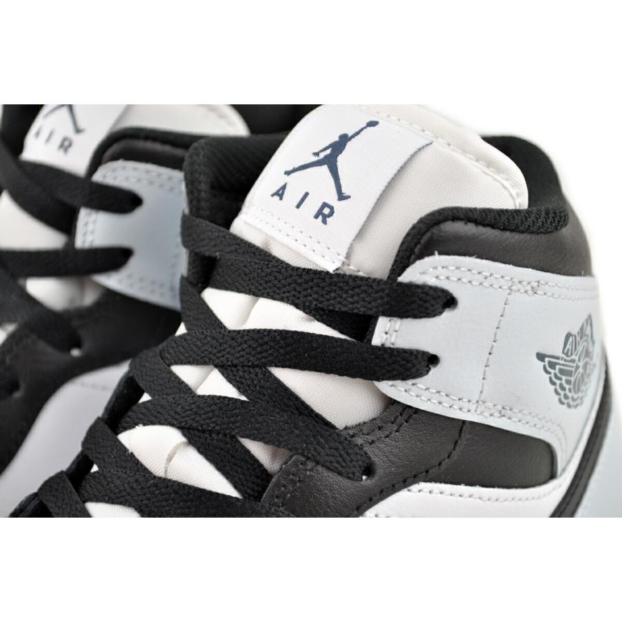 エア ジョーダン 1 NIKE AIR JORDAN MID blk/squadron blue-aura-wht