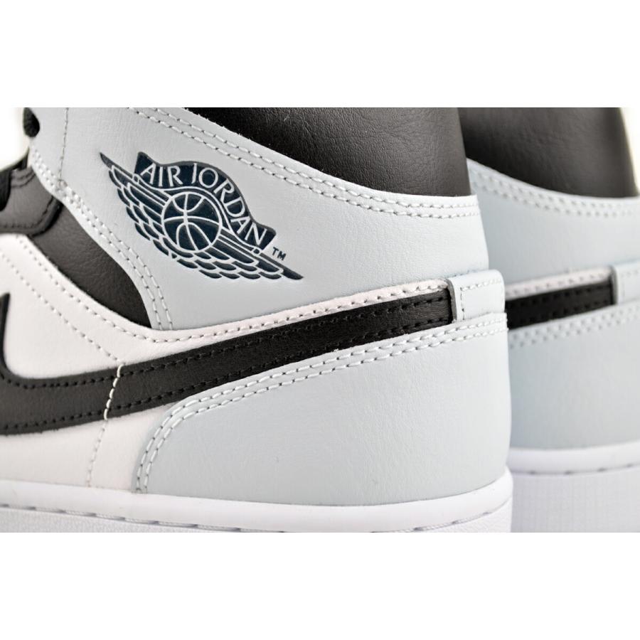 エア ジョーダン 1 NIKE AIR JORDAN MID blk/squadron blue-aura-wht