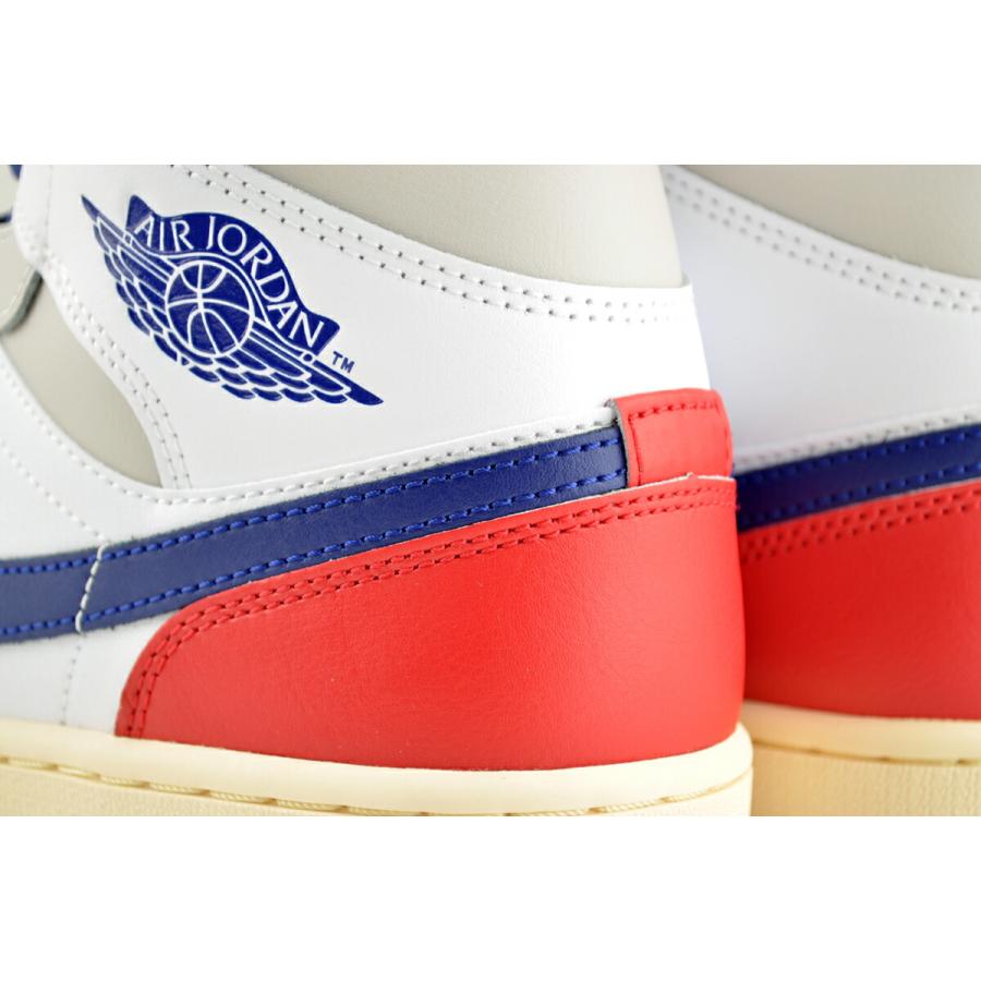 エア ジョーダン 1 NIKE AIR JORDAN MID wht/deep royal blue dq8426