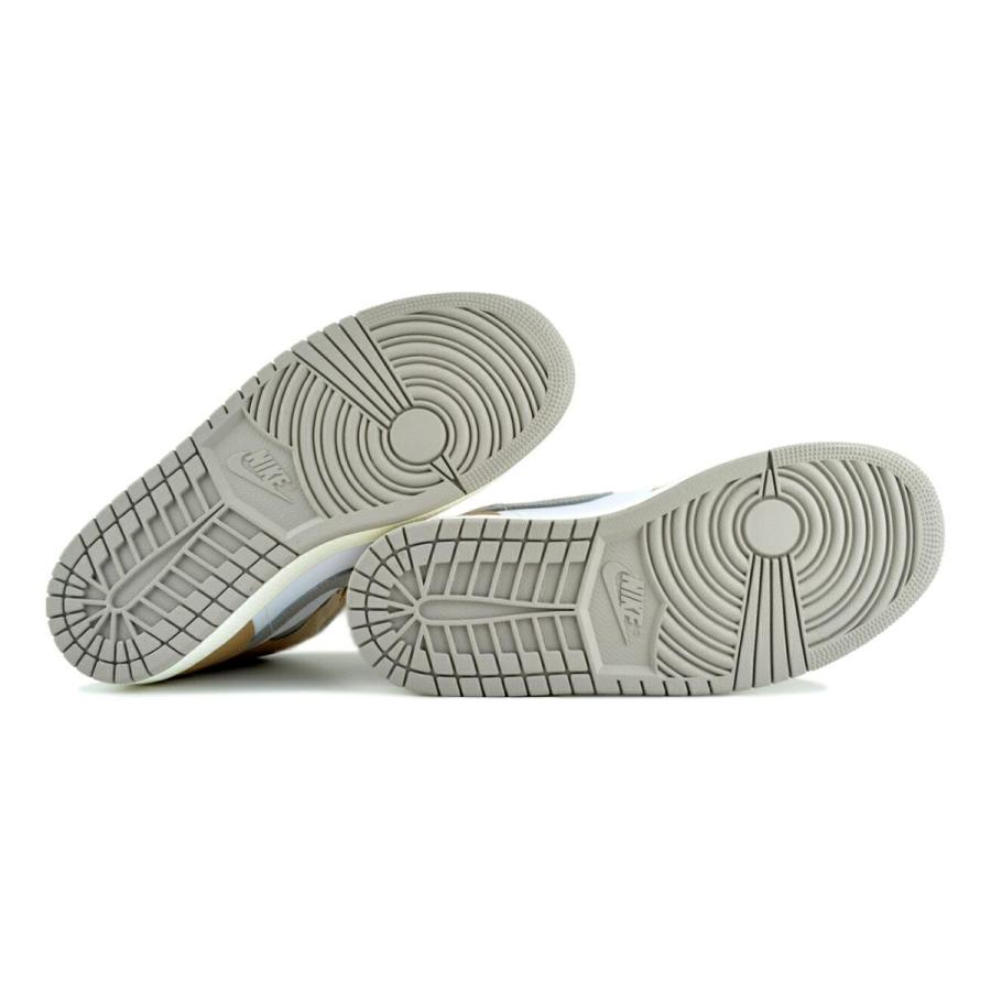 エア ジョーダン 1 NIKE AIR JORDAN MID hemp/fire red-wht dq8426-200
