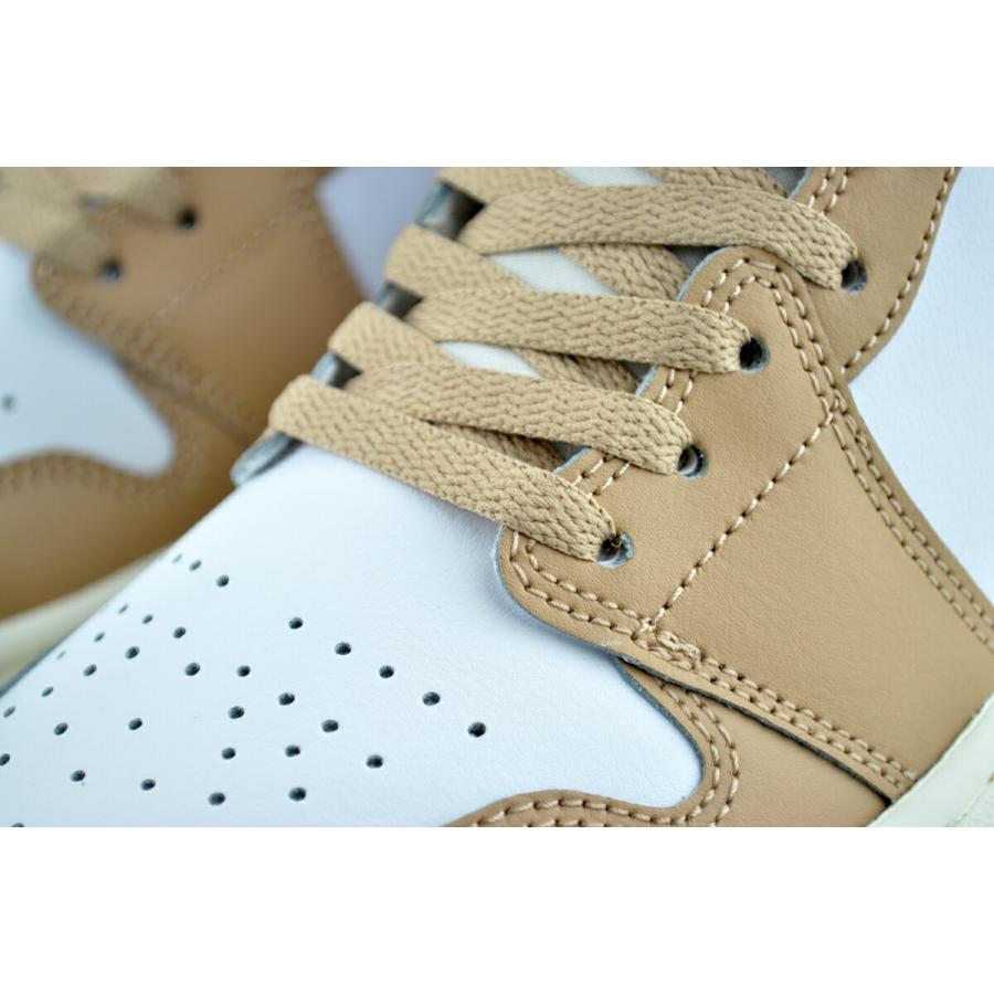 エア ジョーダン 1 NIKE AIR JORDAN MID hemp/fire red-wht dq8426-200