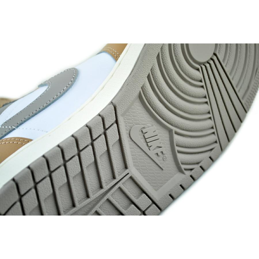 エア ジョーダン 1 NIKE AIR JORDAN MID hemp/fire red-wht dq8426-200
