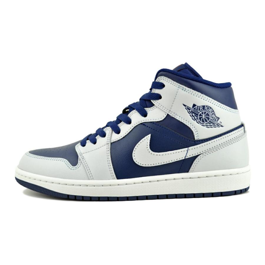 エア ジョーダン 1 NIKE AIR JORDAN MID blue void/pure platinum