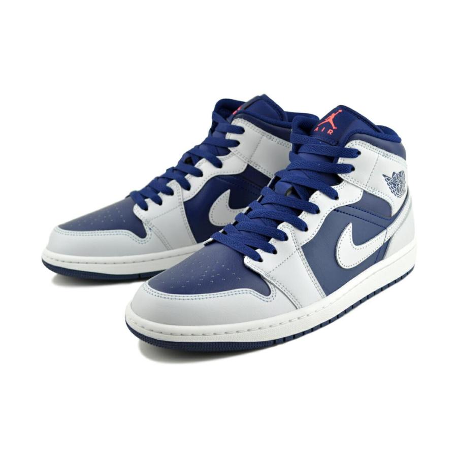 エア ジョーダン 1 NIKE AIR JORDAN MID blue void/pure platinum 