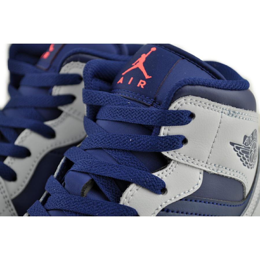エア ジョーダン 1 NIKE AIR JORDAN MID blue void/pure platinum