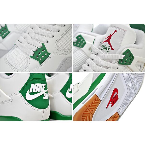 NIKE SB AIR JORDAN IV RETRO SP sail/white-pine green dr5415-103 ナイキ スケートボーディング エアジョーダン 4 レトロ SP セイル パイングリーン スケボー｜limited-edition｜04