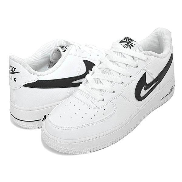 エア フォース 1 NIKE AIR FORCE GS SI CUT OUT SWOOSH white/black