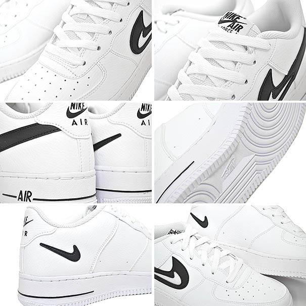 エア フォース 1 NIKE AIR FORCE GS SI CUT OUT SWOOSH white/black