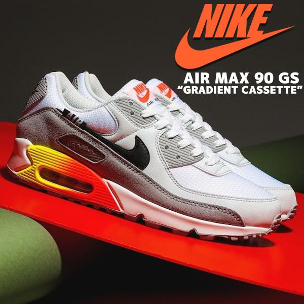 エア マックス 90 NIKE AIR MAX GS wolf grey/black-bright crimson