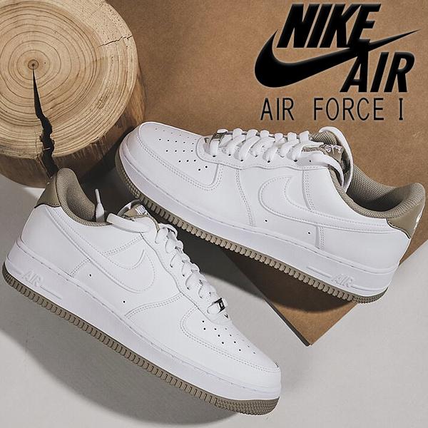 エア フォース 1 NIKE AIR FORCE 07 white/white-khaki dr9867-100