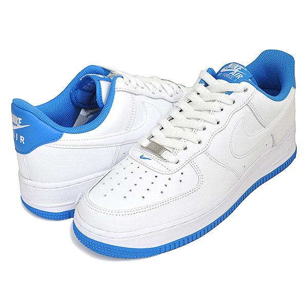 エア フォース 1 NIKE AIR FORCE 07 white/wht-lt photo blue dr9867