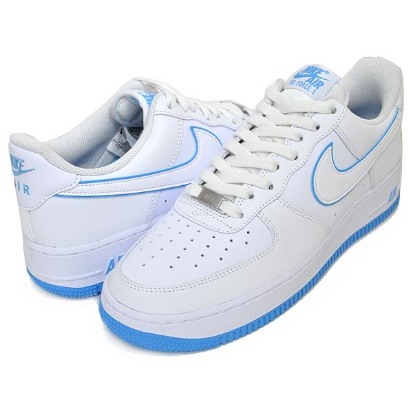 エア フォース 1 NIKE AIR FORCE 07 white/university blue-wht エア フォース 1 NIKE AIR FORCE 07 white/university blue-wht