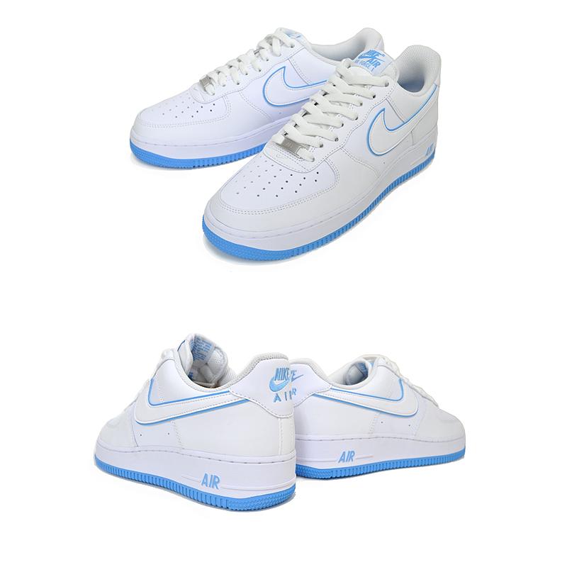 Tênis Nike Air Force 1 07 White University Blue DV0788-101