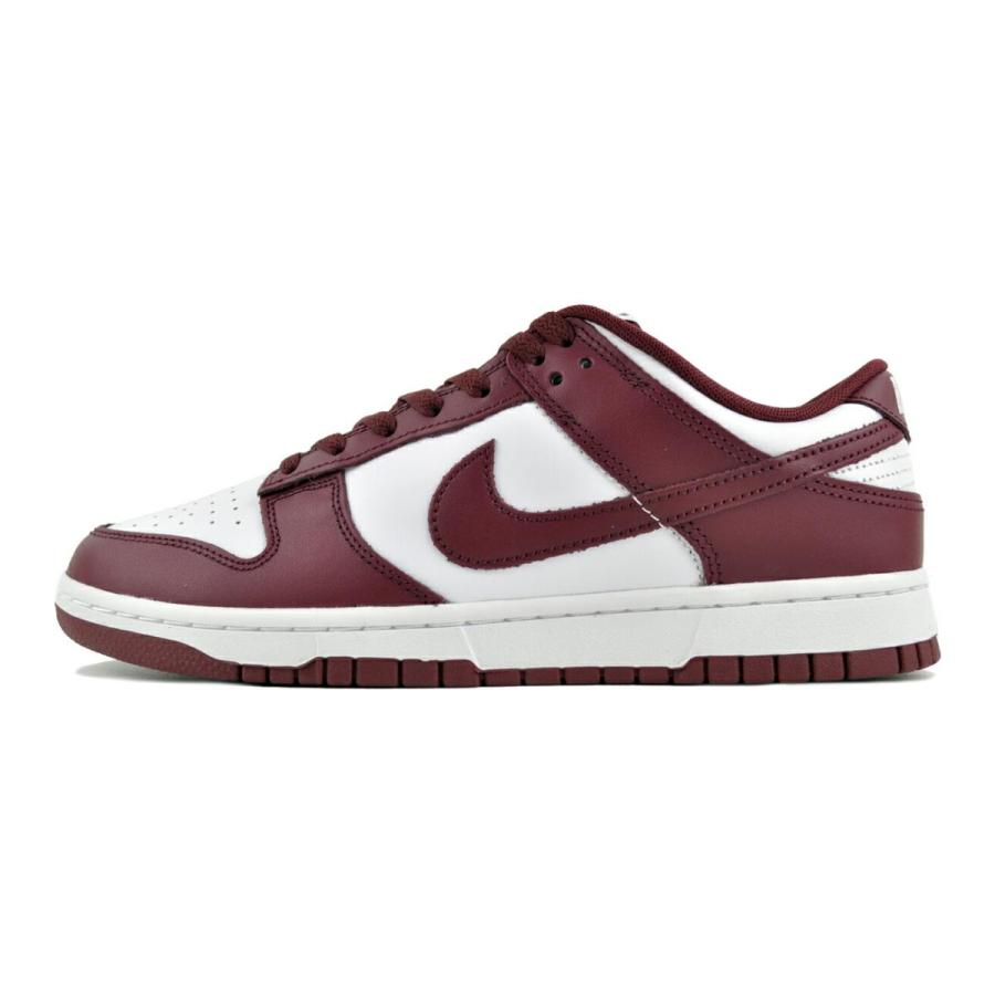 NIKE（ナイキ） NIKE DUNK LOW RETRO wht/redwood-gym red dv0833-115