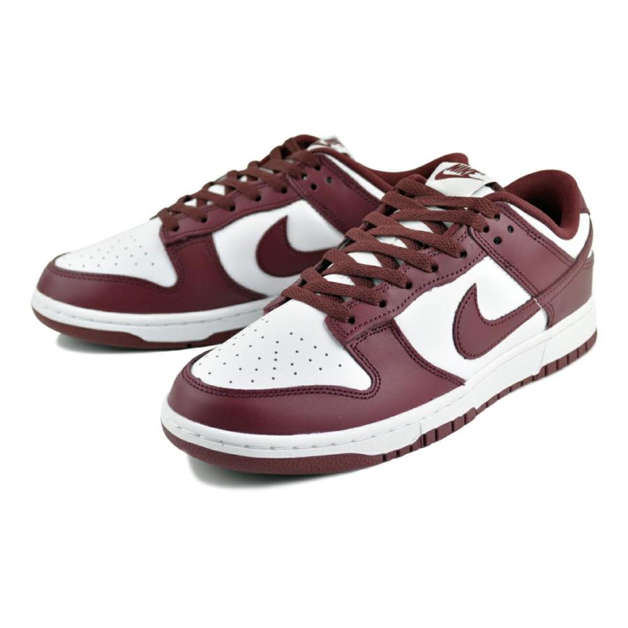 NIKE（ナイキ） NIKE DUNK LOW RETRO wht/redwood-gym red dv0833-115 