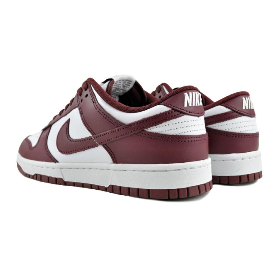 NIKE（ナイキ） NIKE DUNK LOW RETRO wht/redwood-gym red dv0833-115