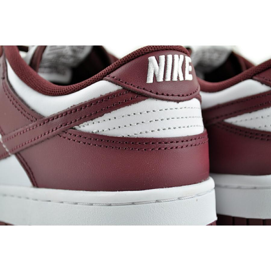 NIKE（ナイキ） NIKE DUNK LOW RETRO wht/redwood-gym red dv0833-115