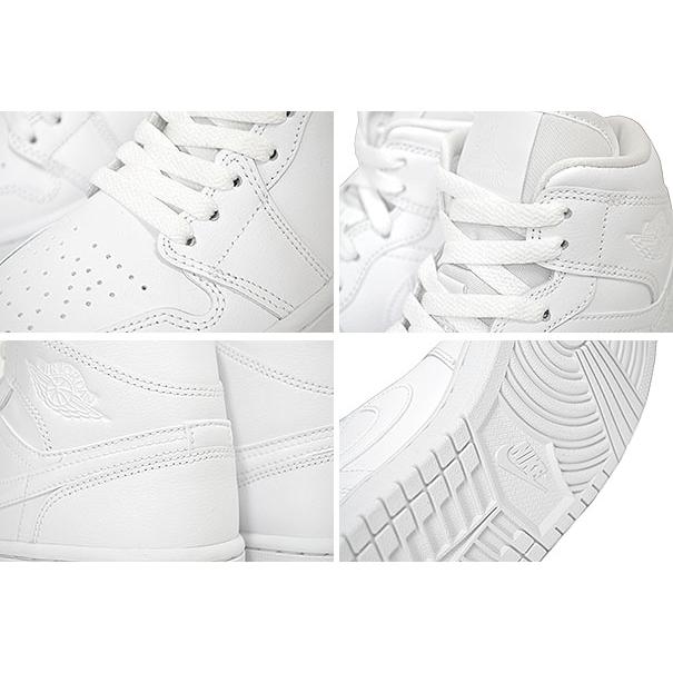 エア ジョーダン 1 NIKE WMNS AIR JORDAN MID white/white-wht エア ジョーダン 1 NIKE WMNS AIR JORDAN MID white/white-wht