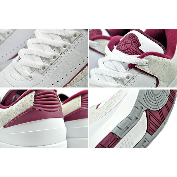 Jordan NIKE AIR JORDAN 2 LOW white/cherrywood red dv9956-103