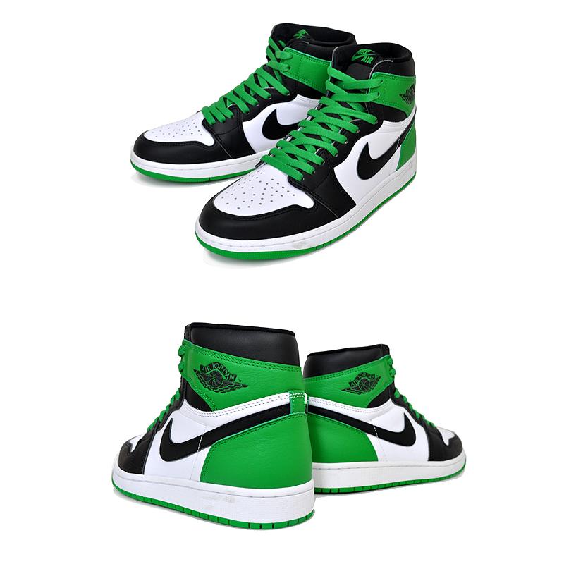 NIKE AIR JORDAN 1 HIGH OG CELTICS black/luckey green-white dz5485-031 ナイキ エアジョーダン 1 レトロ ハイ オージー セルティックス ラッキーグリーン｜limited-edition｜03