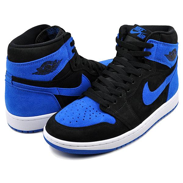 NIKE AIR JORDAN 1 RETRO HIGH OG black/royal blue-white dz5485-042 Royal Reimagined ナイキ エアジョーダン 1 レトロ ハイ リイマジンド スウェード｜limited-edition｜02