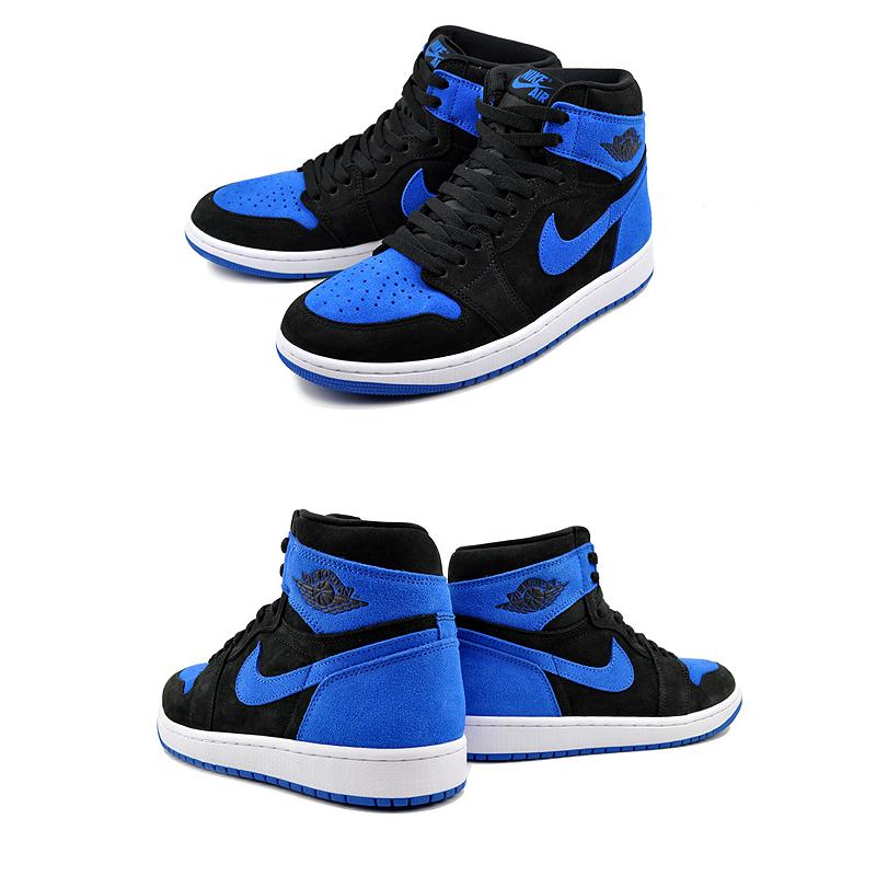 NIKE AIR JORDAN 1 RETRO HIGH OG black/royal blue-white dz5485-042 Royal Reimagined ナイキ エアジョーダン 1 レトロ ハイ リイマジンド スウェード｜limited-edition｜03