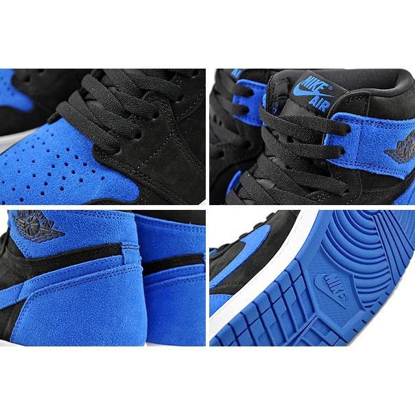 NIKE AIR JORDAN 1 RETRO HIGH OG black/royal blue-white dz5485-042 Royal Reimagined ナイキ エアジョーダン 1 レトロ ハイ リイマジンド スウェード｜limited-edition｜04