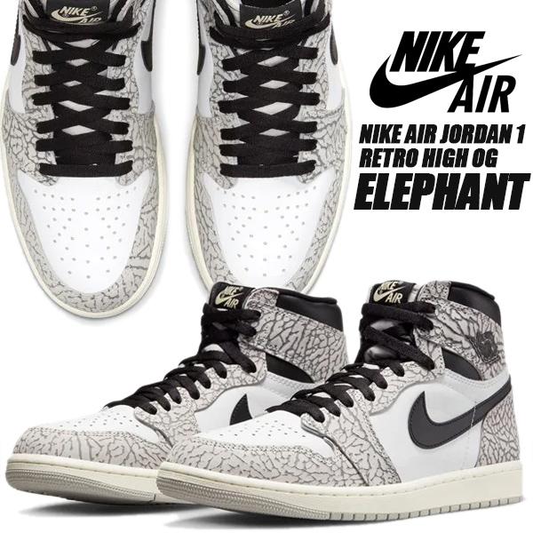 エア ジョーダン 1 NIKE AIR JORDAN RETRO HIGH OG tech grey/muslin