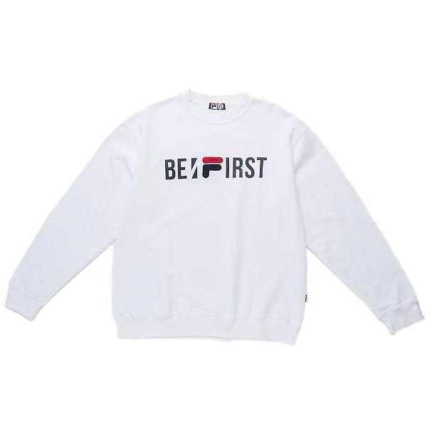 FILA（フィラ） FILA x BE:FIRST EMBROIDERY CREWNECK fb0779 BLACK