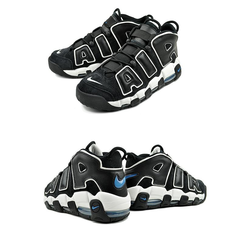 NIKE（ナイキ） NIKE AIR MOREUPTEMPO 96 black/star blue-summit 