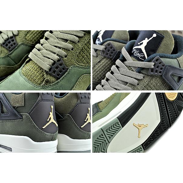 エア ジョーダン 4 NIKE AIR JORDAN RETRO SE CRAFT medium olive/pale