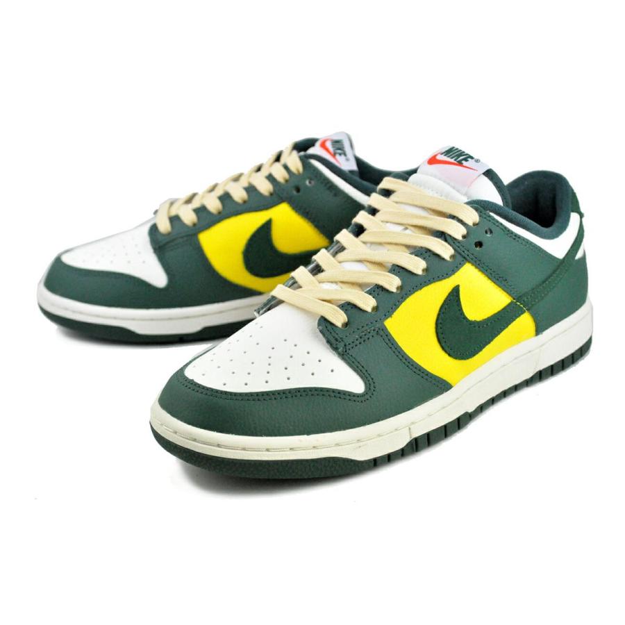 NIKE（ナイキ） NIKE WMNS DUNK LOW SE sail/noble green-opti yellow 