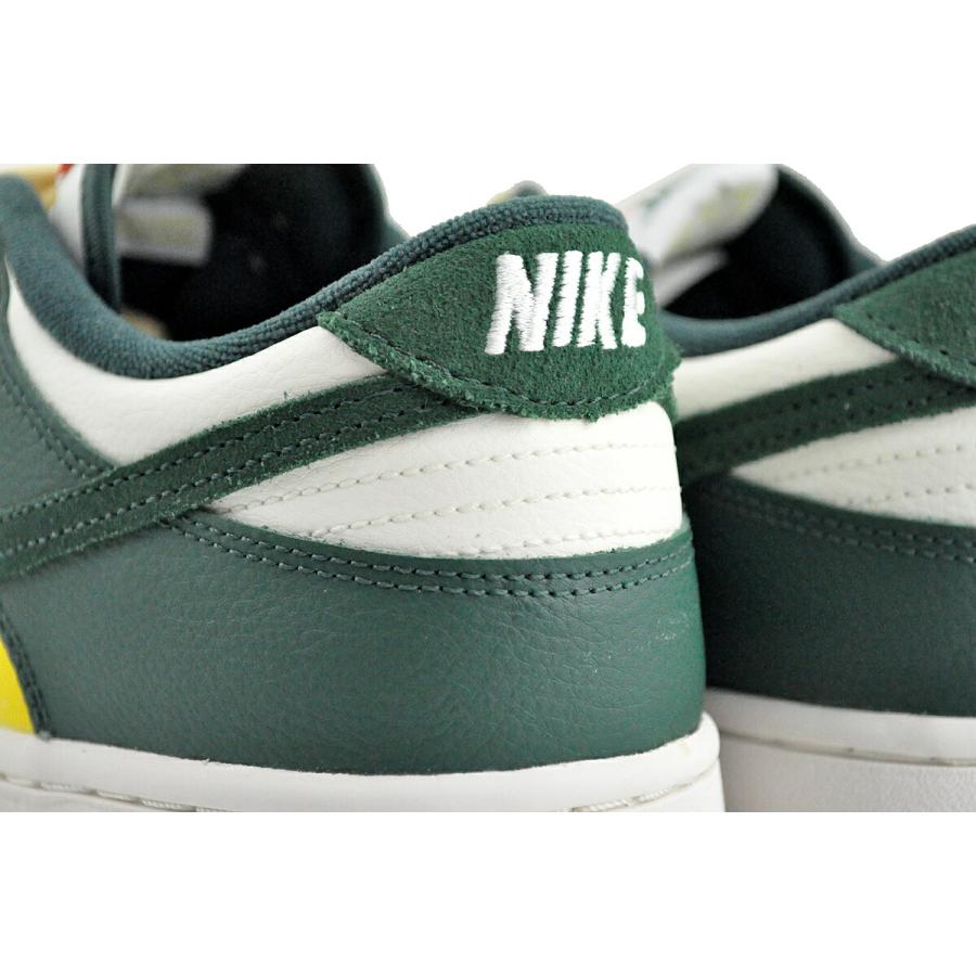 NIKE（ナイキ） NIKE WMNS DUNK LOW SE sail/noble green-opti yellow