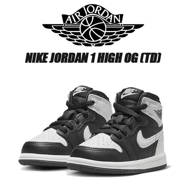 エア ジョーダン 1 NIKE JORDAN RETRO HIGH OG (TD) black/white-wht