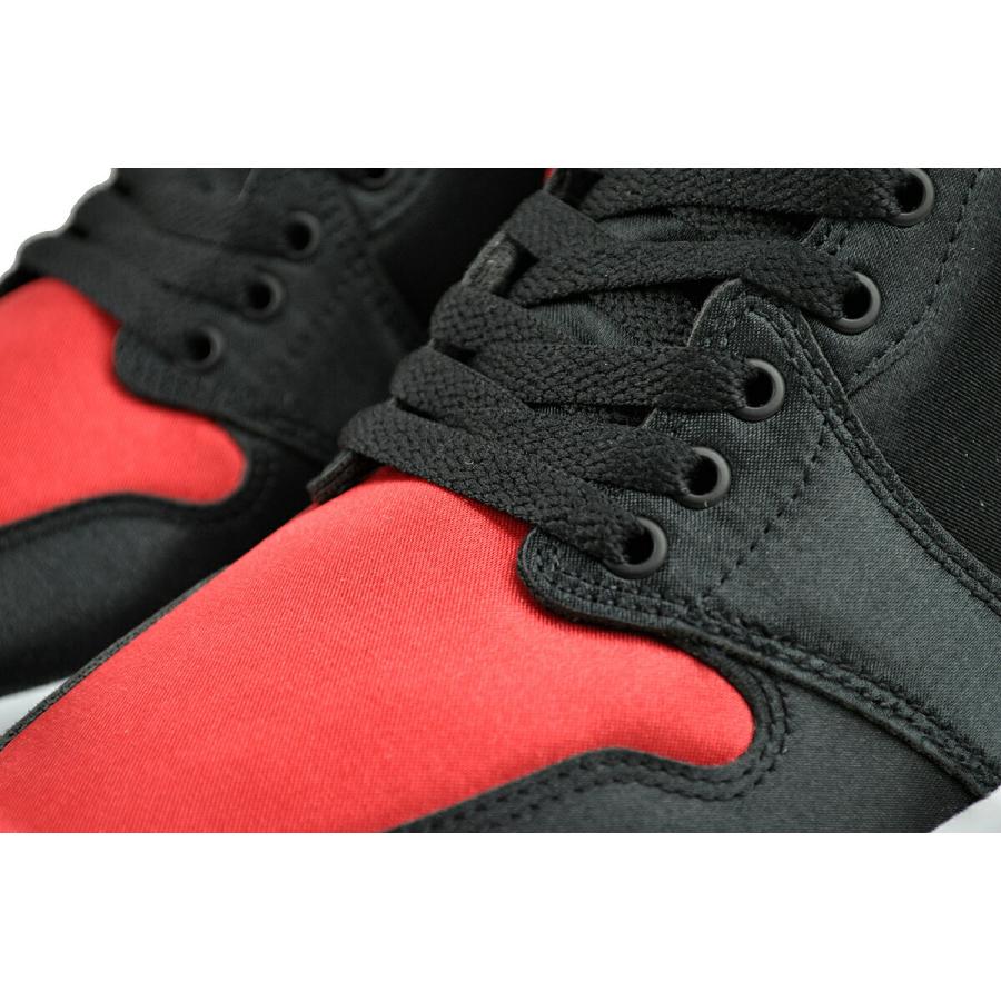 NIKE（ナイキ） NIKE WMNS AIR JORDAN 1 RETRO HI OG SATIN BRED black