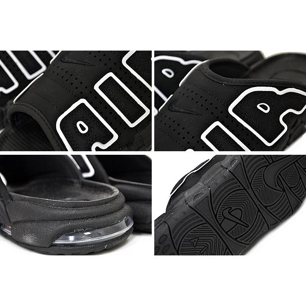 ハヤテ丸 ナイキ　エア モア アップテンポ スライド FD5983-001 エア モア アップテンポ NIKE WMNS AIR MORE UPTEMPO SLIDE black