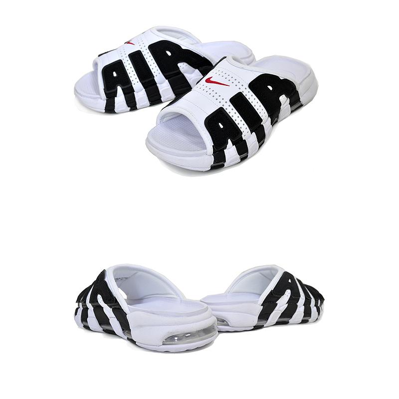 NIKE（ナイキ） NIKE WMNS AIR MORE UPTEMPO SLIDE white/varsity red